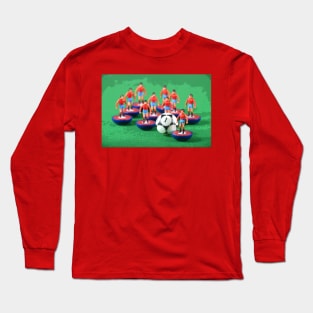 Spain national team retro subbuteo football team Long Sleeve T-Shirt